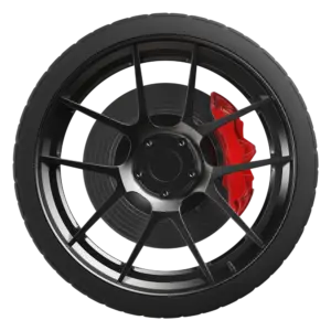 Car wheel image