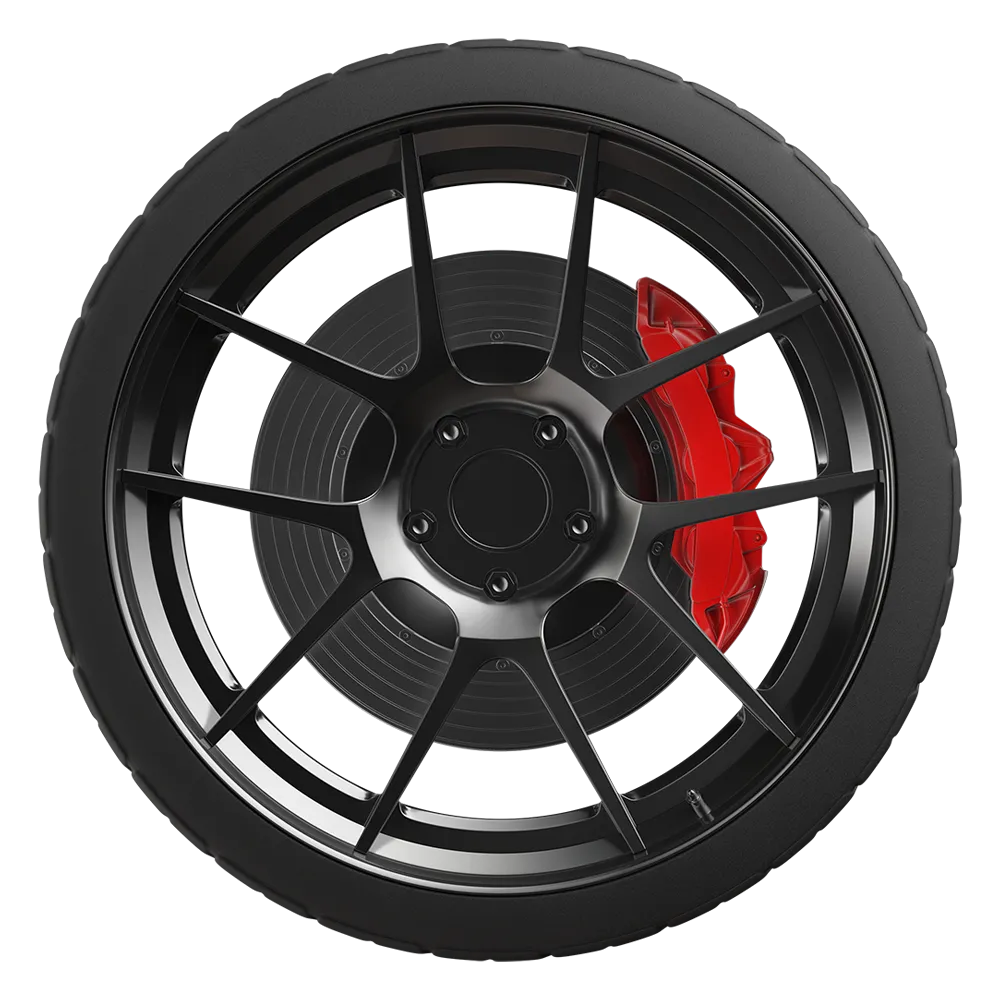 Car wheel image